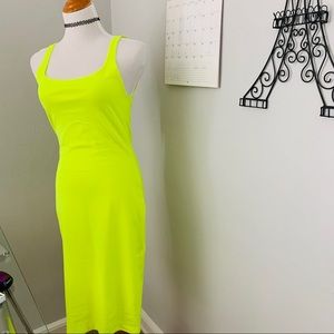 Fitted Lime green Dress 💚